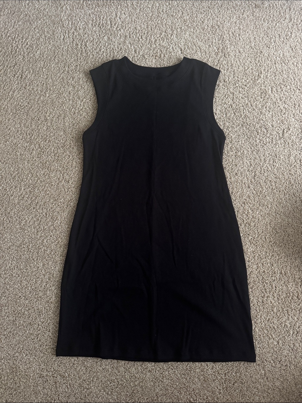 a new day Black Sleeveless Shift Dress